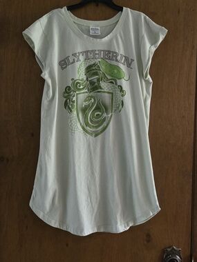 Slytherin Short Sleeve PJs in Light Green